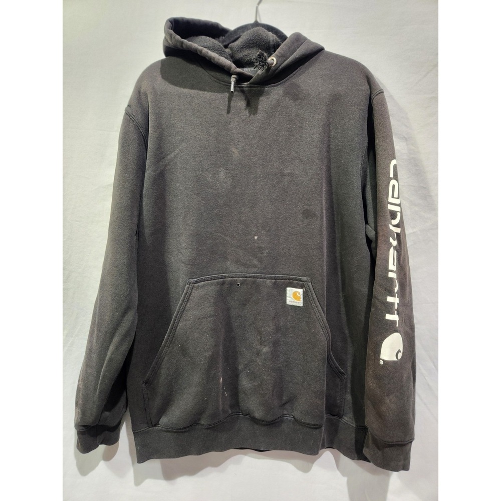 Carhartt K288 MED Loose Fit Midweight Hoodie Mens Faded Distressed Thrashed